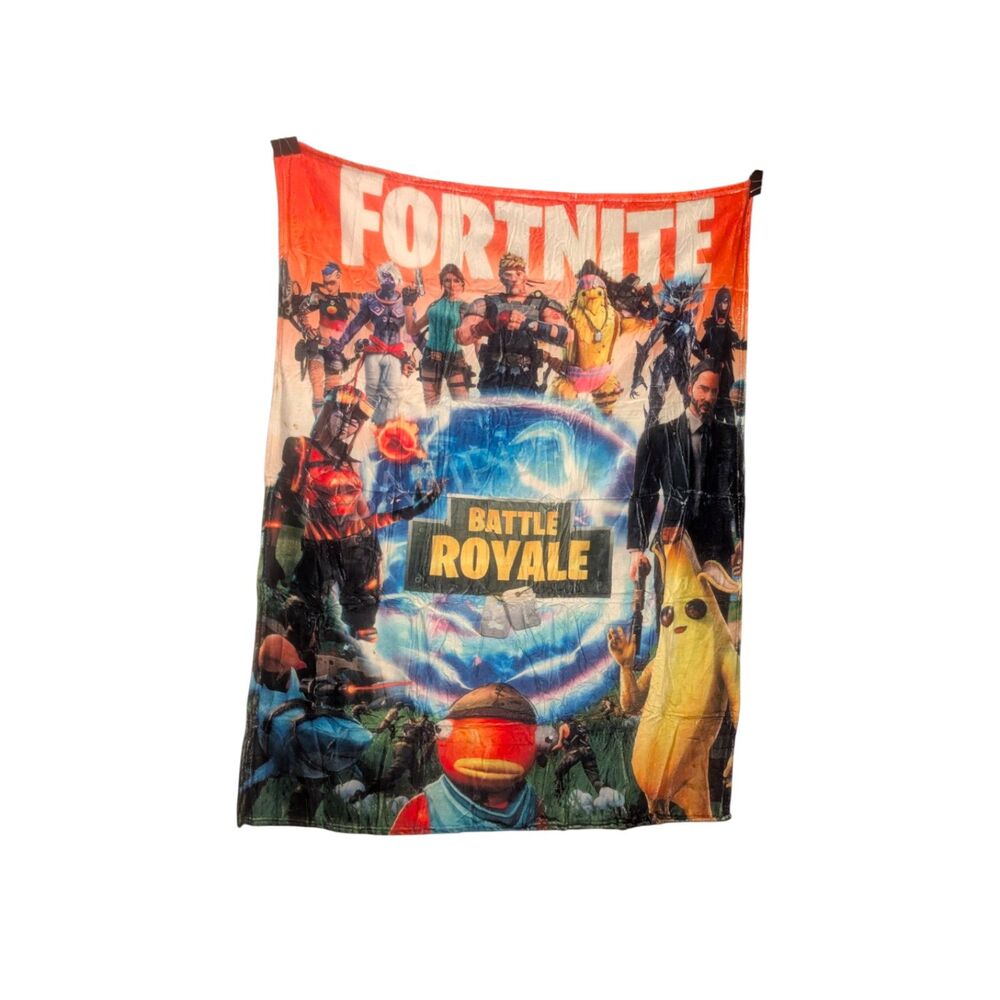 Fortnite Battle Royale Throw Blanket soft and Comfy